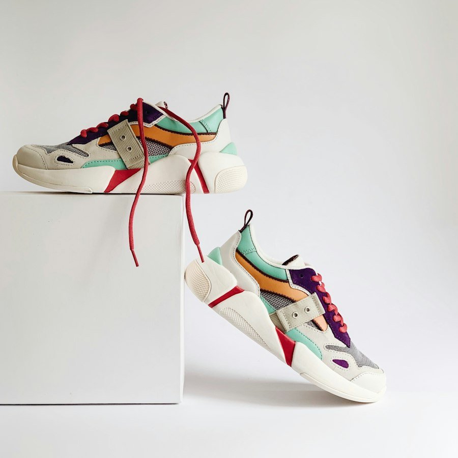 Patchwork Fashion Sneaker — StepBridge Select wholesale women's footwear